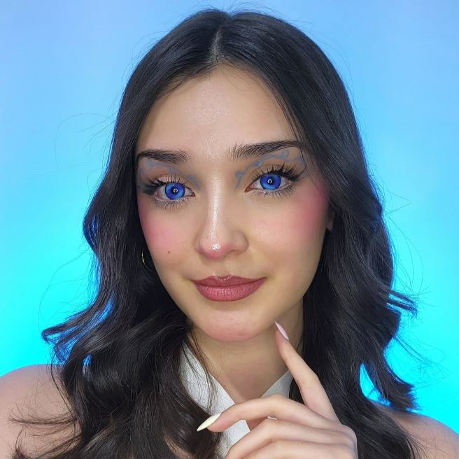 Dioren Purple - 1 Year, 2 lenses Colored Contacts - Gleglow
