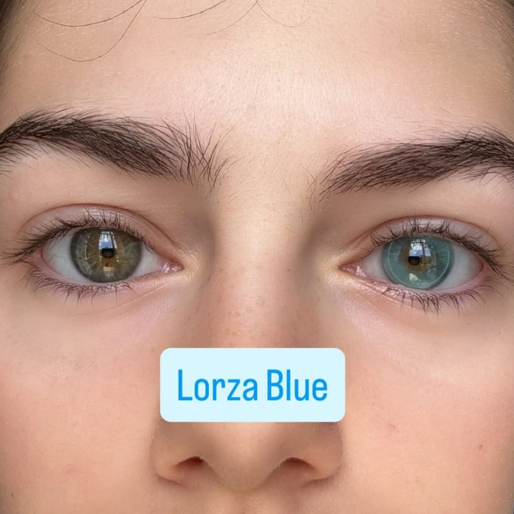 Lorza Blue - 1 Year, 2 lenses Colored Contacts - Gleglow