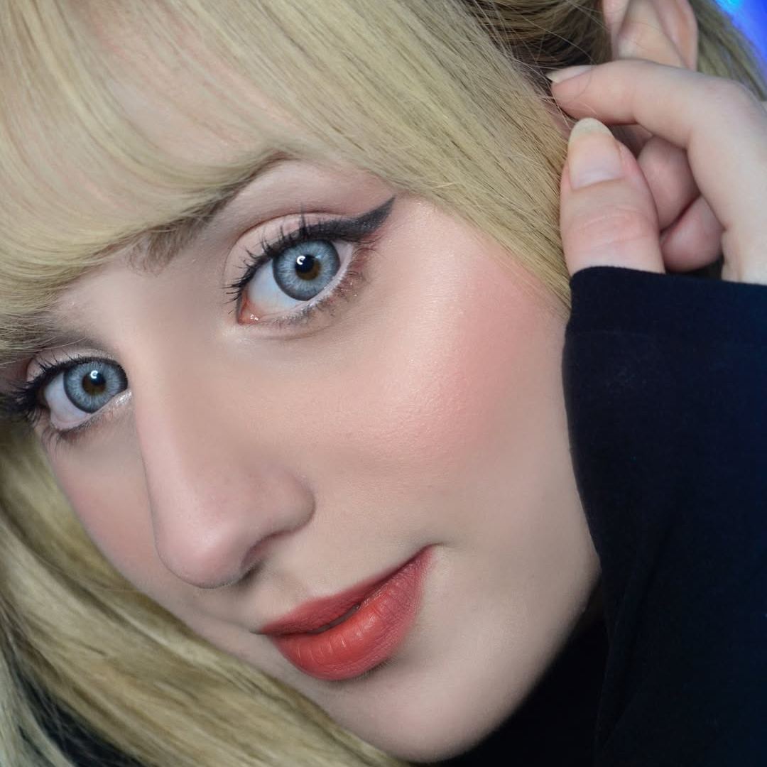 Dusk Grey - monthly, 2 lenses Colored Contacts - Gleglow