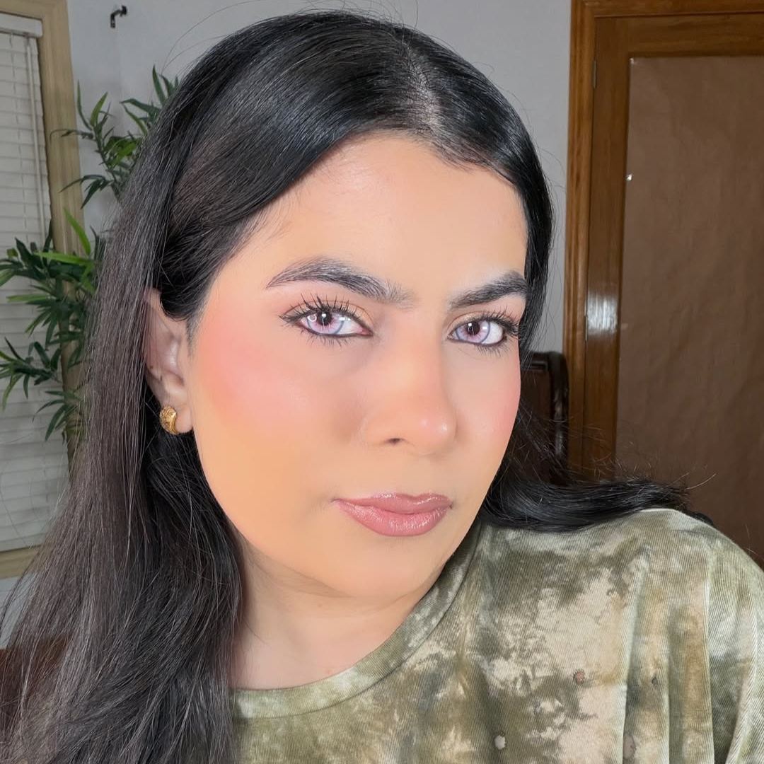 Juicy Blush Purple - 1 Year, 2 lenses Colored Contacts - Gleglow