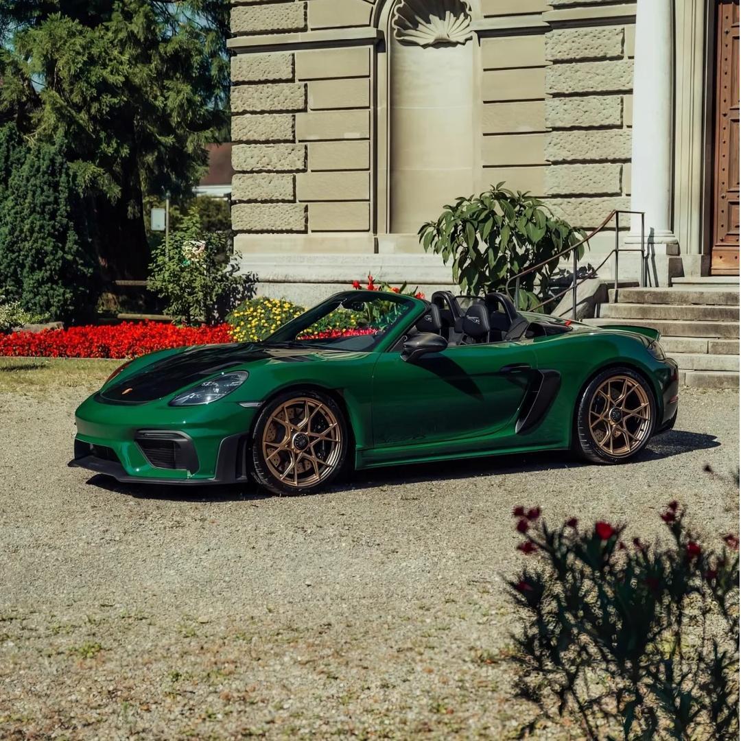 british racing green vinyl wrap