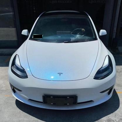 pearl white blue wrap