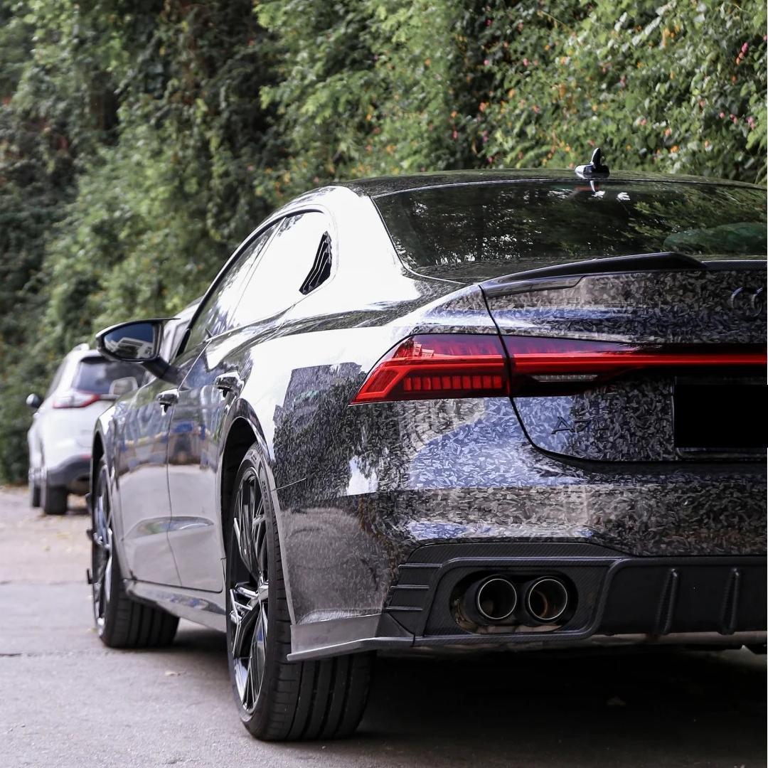 black forged carbon wrap