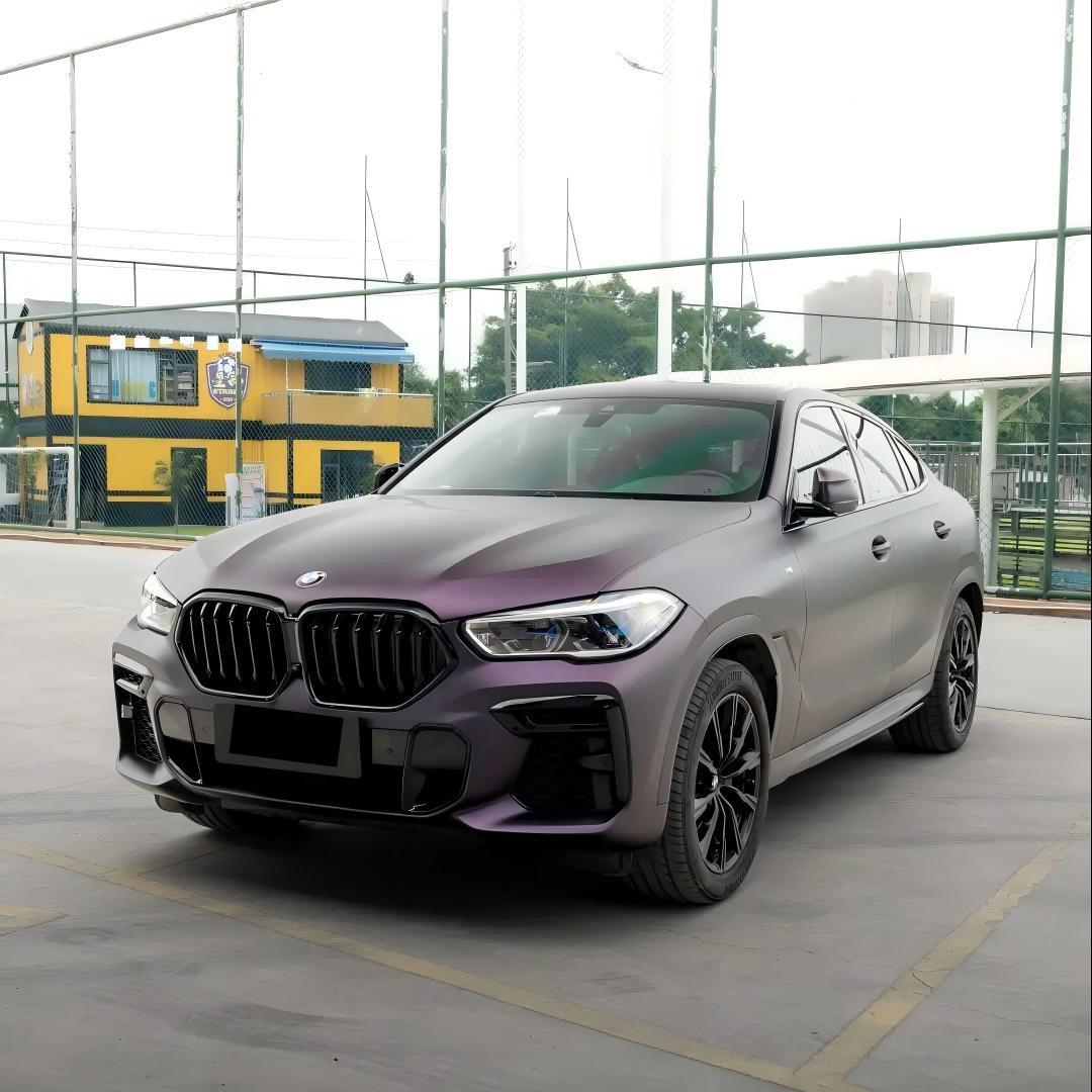 matte purple black wrap