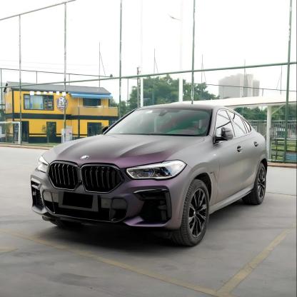 matte purple black wrap