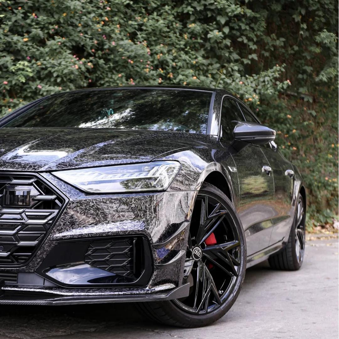 black forged carbon wrap