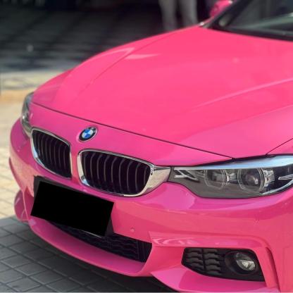 Gloss Princess Pink Car Vinyl Wrap