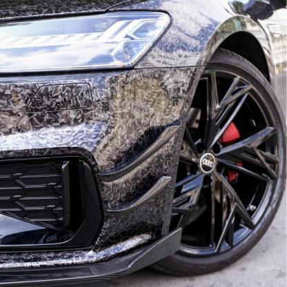 black forged carbon vinyl wrap