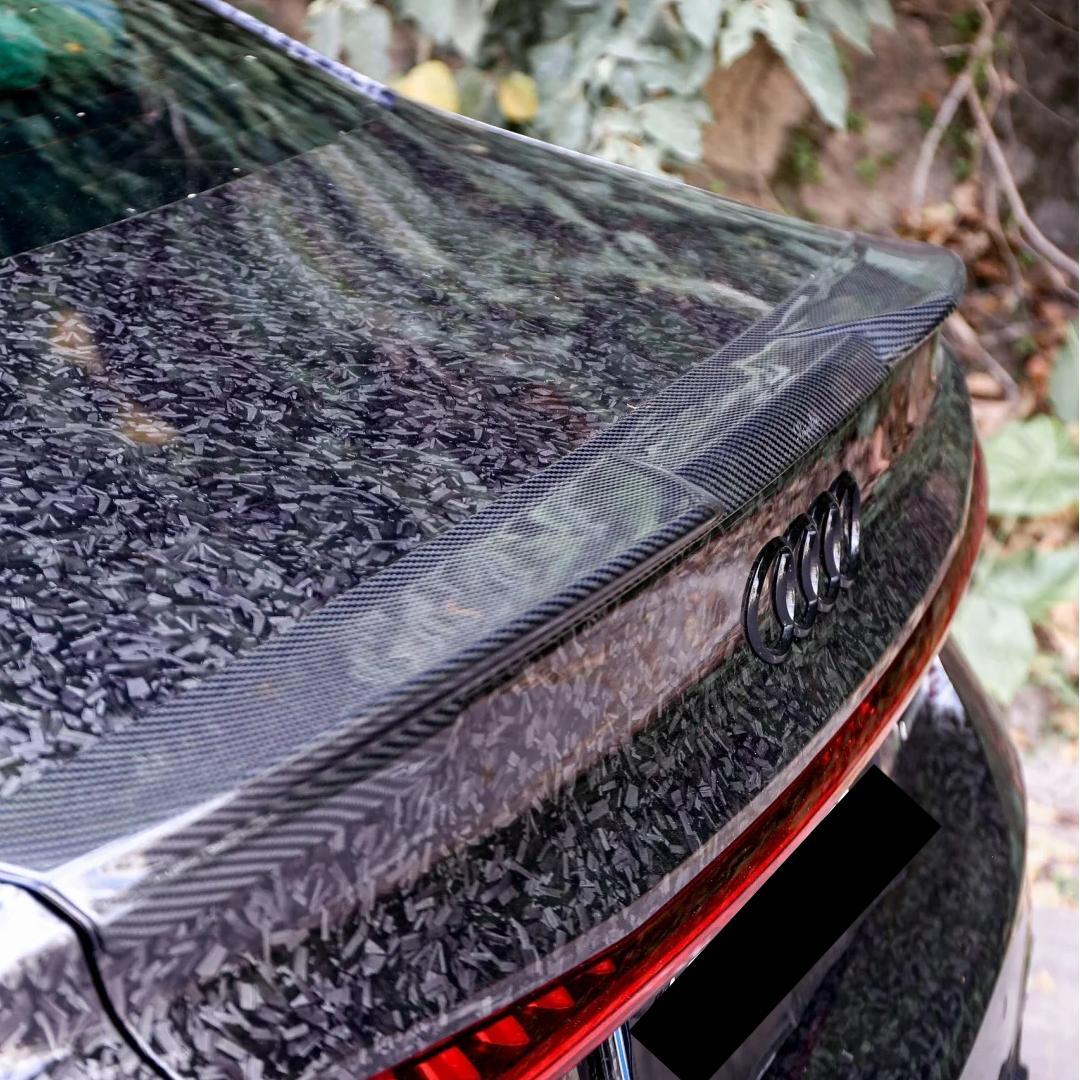 black forged carbon vinyl wrap