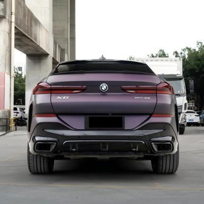 matte purple black wrap