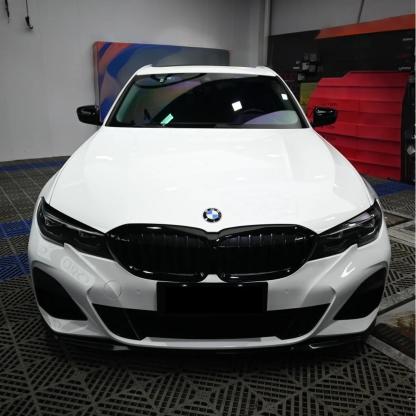 gloss piano white car vinyl wrap
