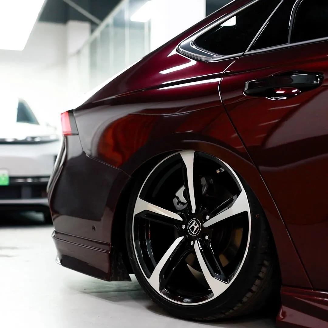 blood red vinyl wrap