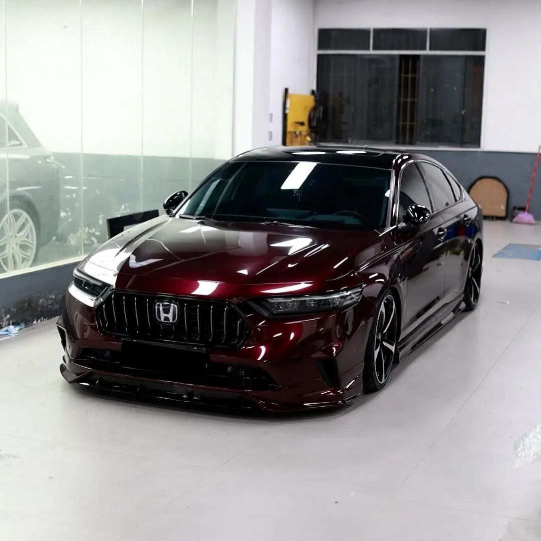 blood red vinyl wrap