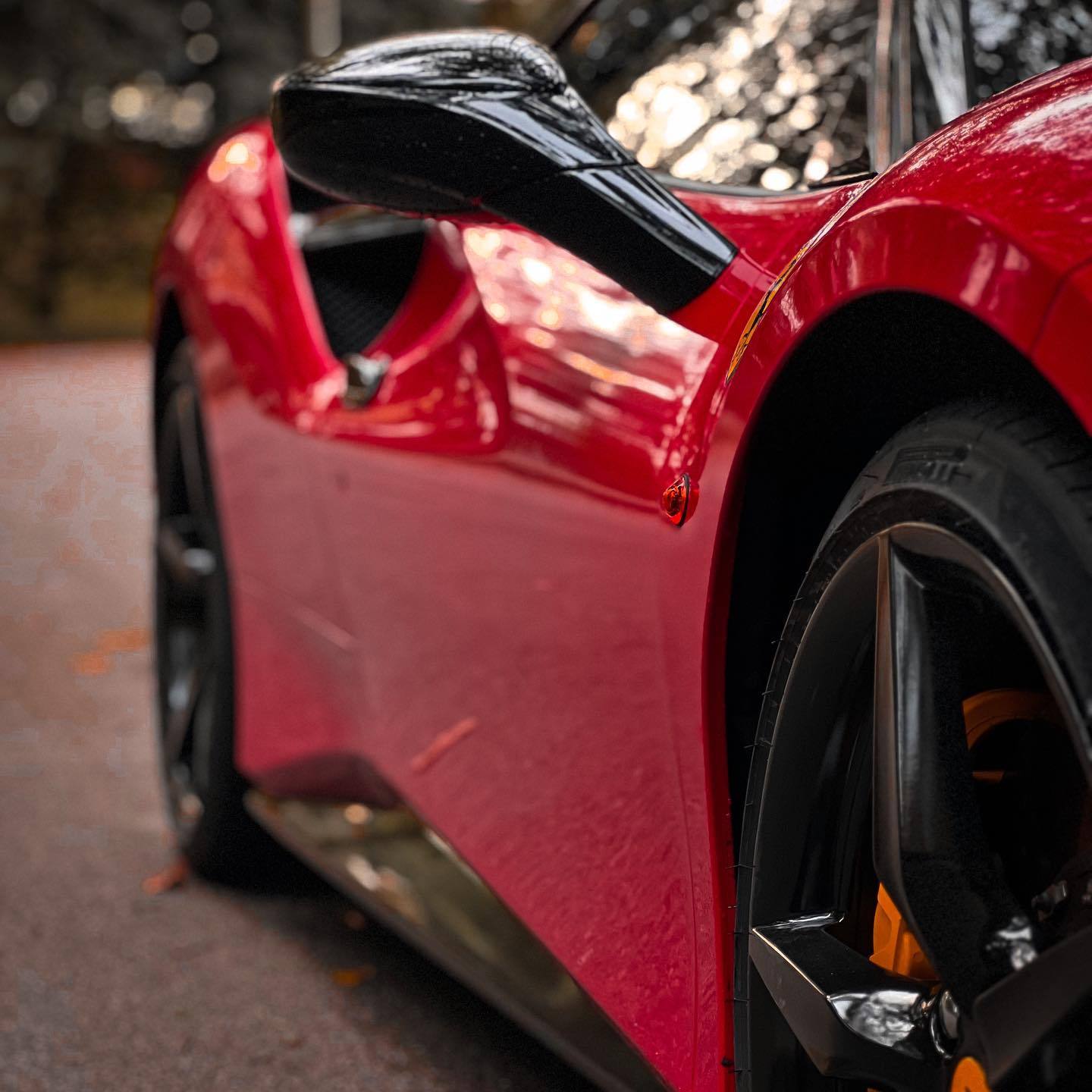 ferrari red car wrap