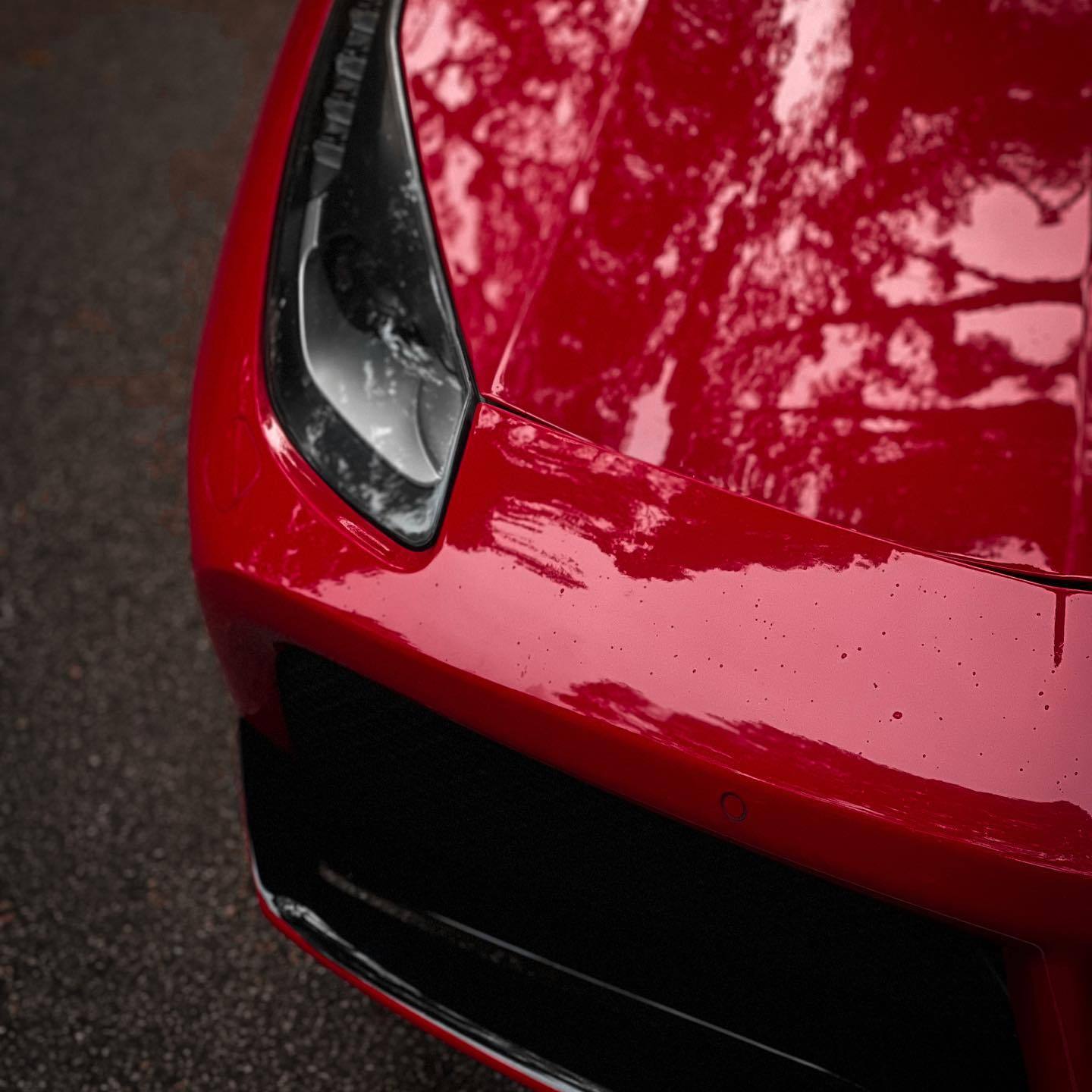 ferrari red vinyl wrap