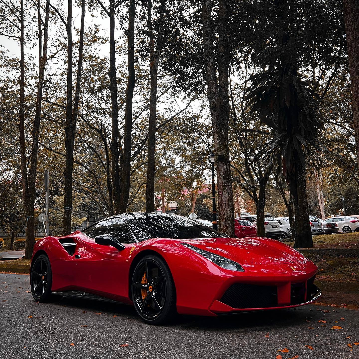 ferrari red wrap
