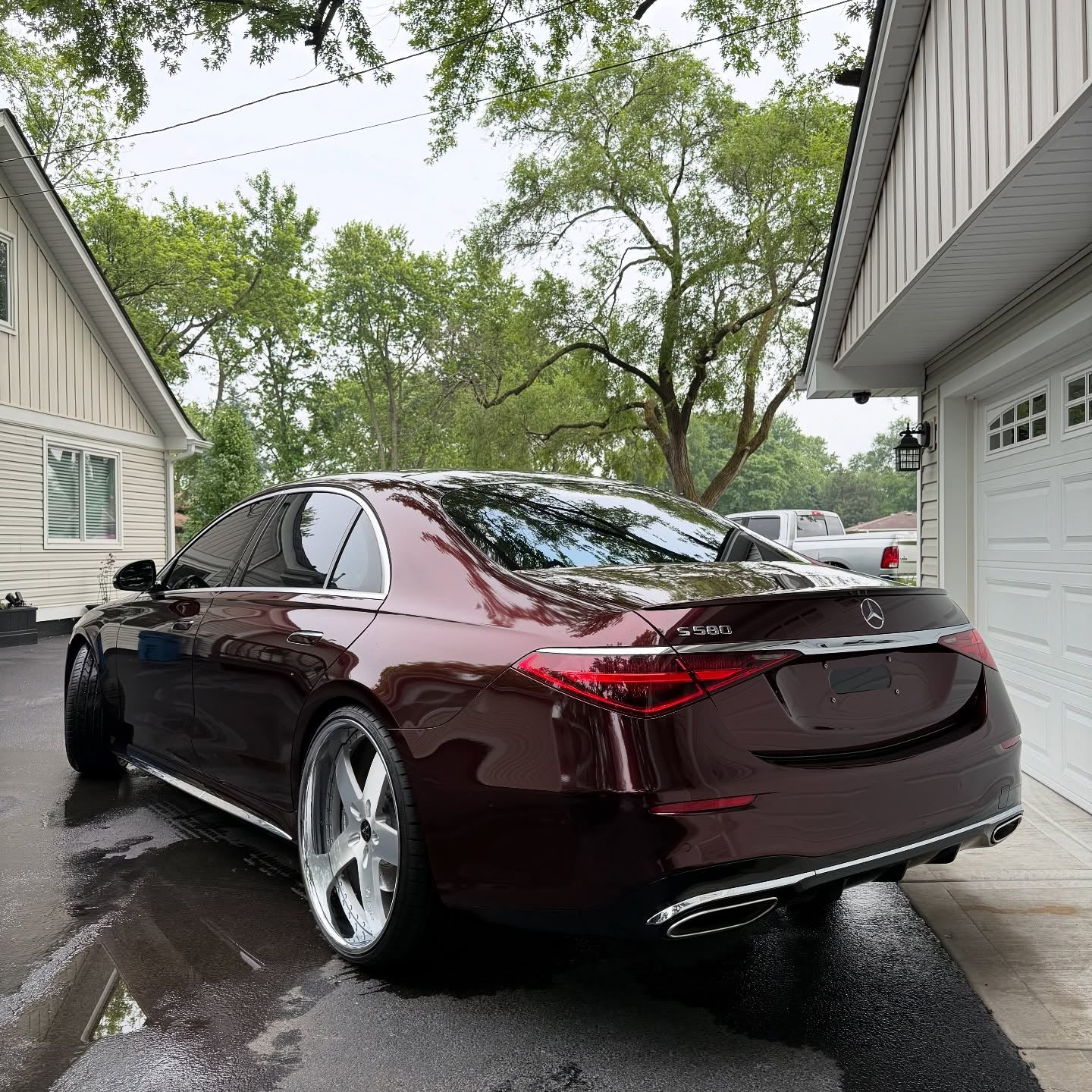 gloss black rose wrap