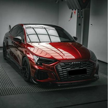 gloss blood red vinyl wrap