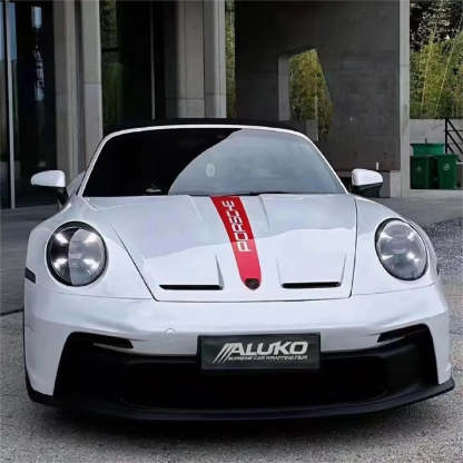 Gloss Crescent White Car Vinyl Wrap PET