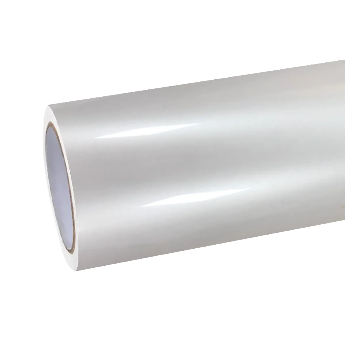 Gloss Crescent White Car Vinyl Wrap PET