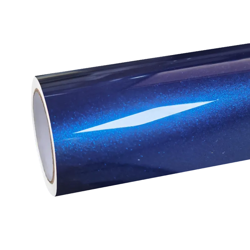 dark blue vinyl wrap