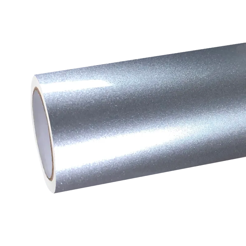 silver ice metallic wrap