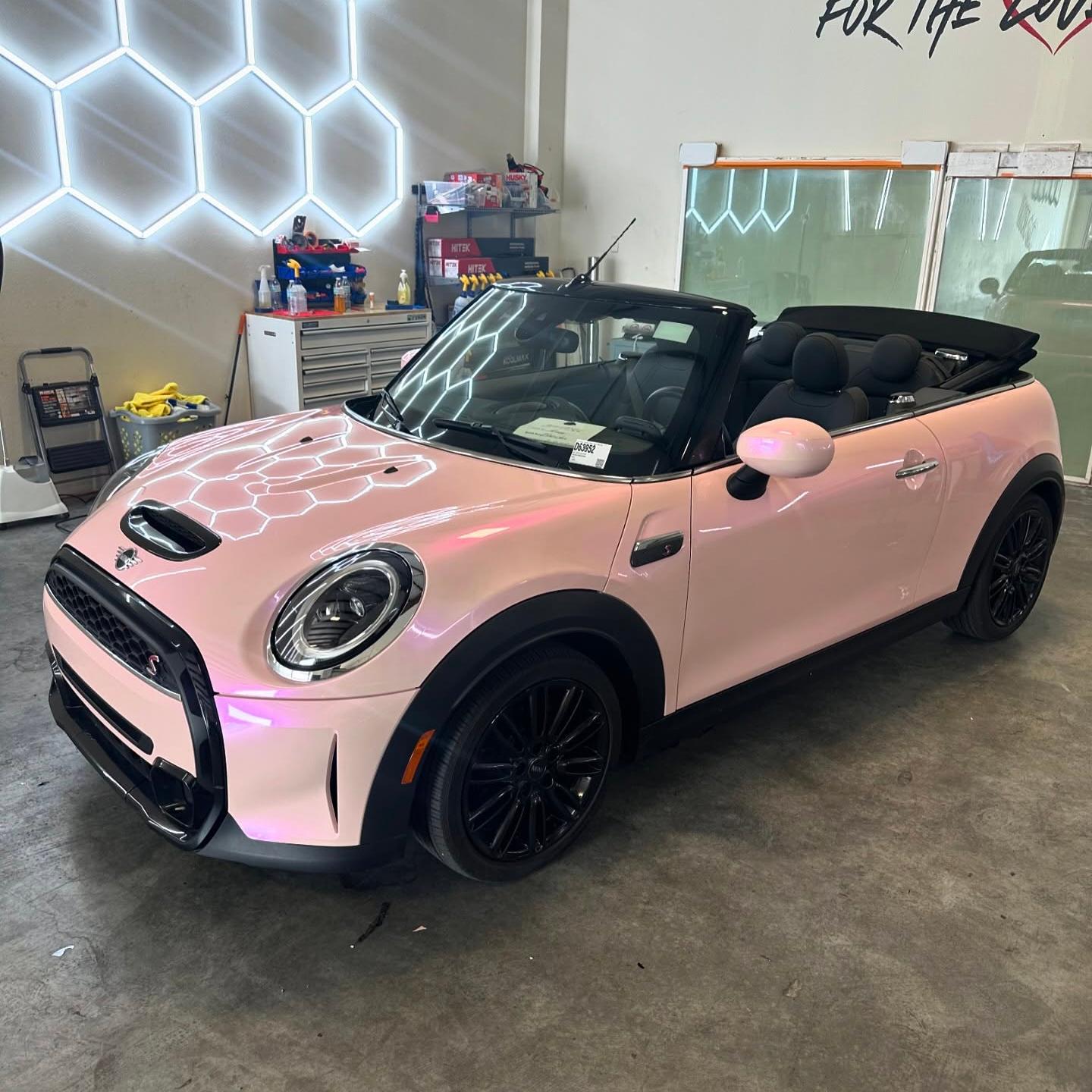 gloss metallic candy purple pink wrap