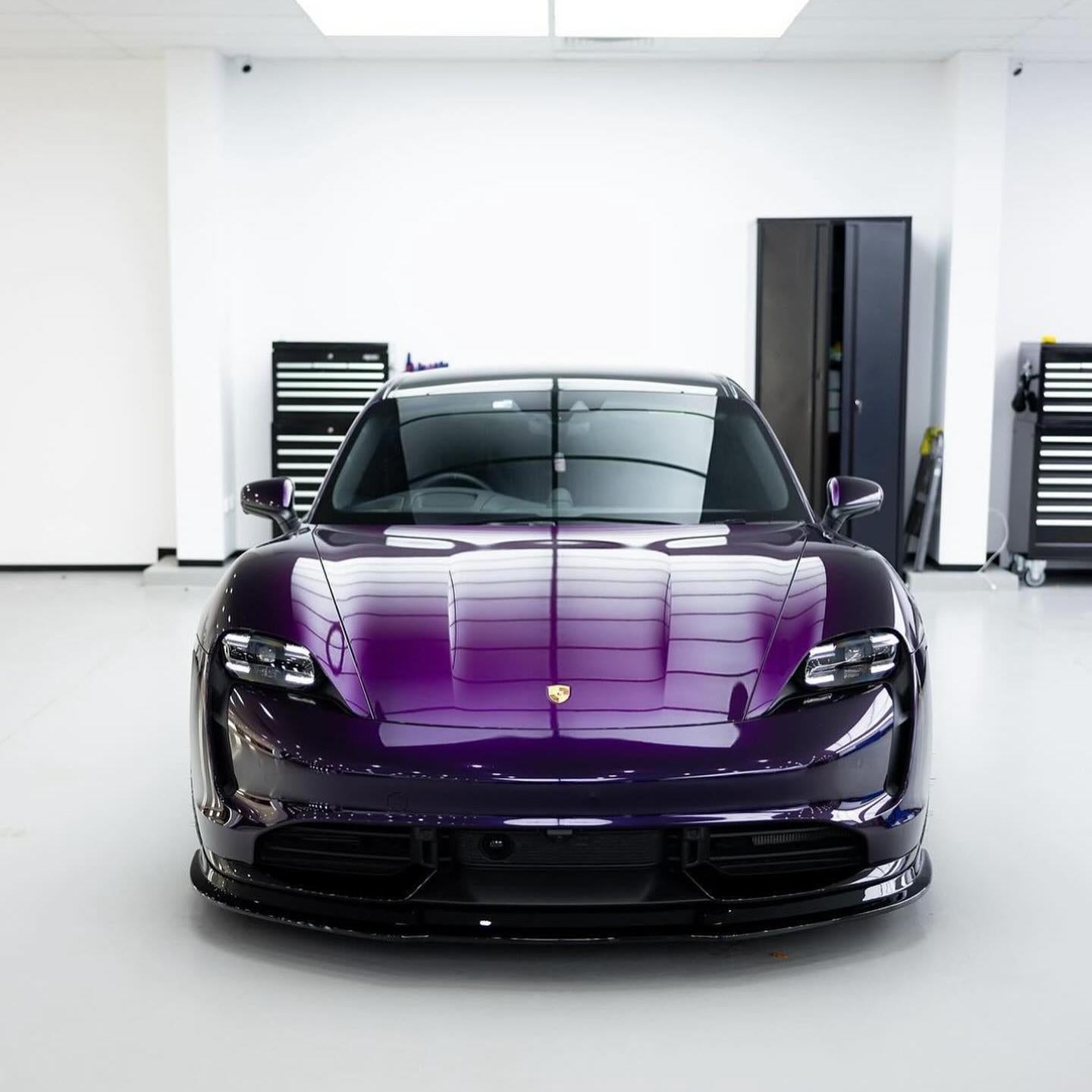 midnight purple car wrap