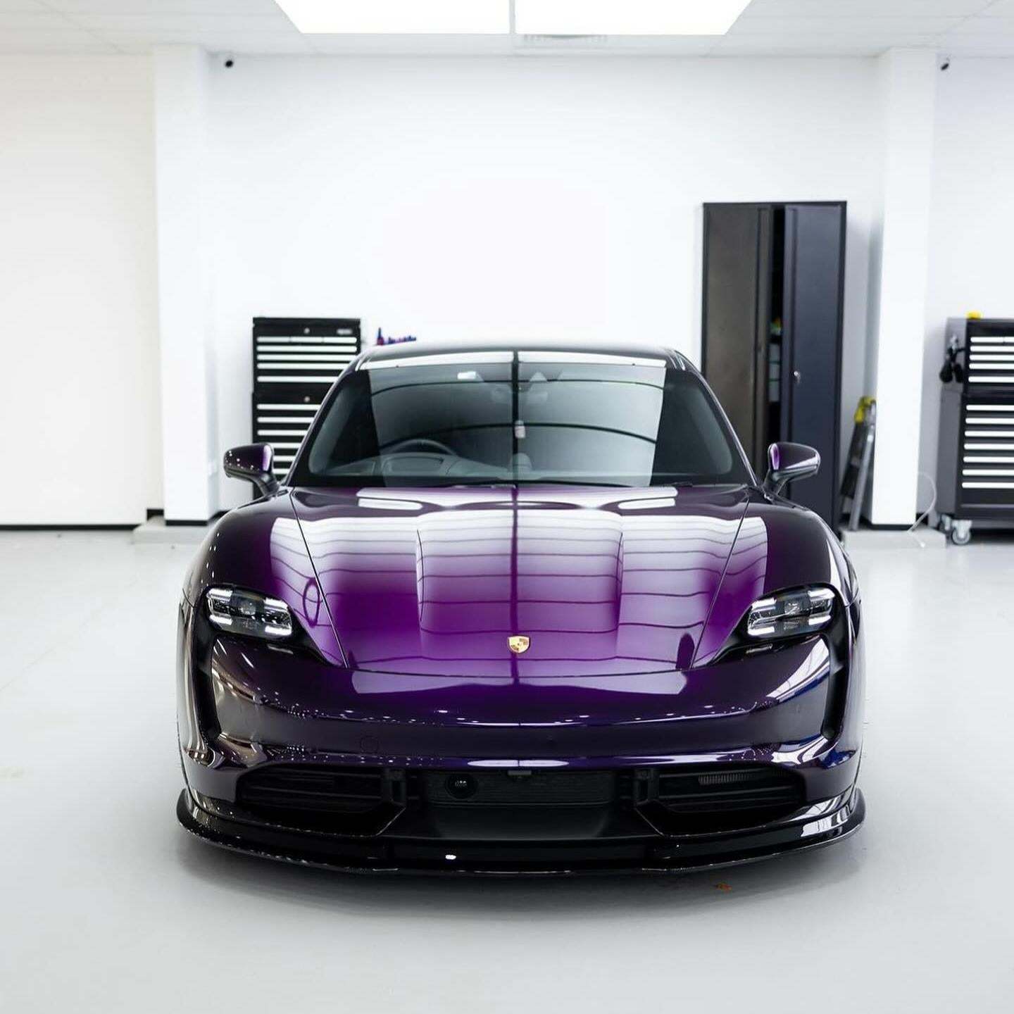 midnight purple car wrap
