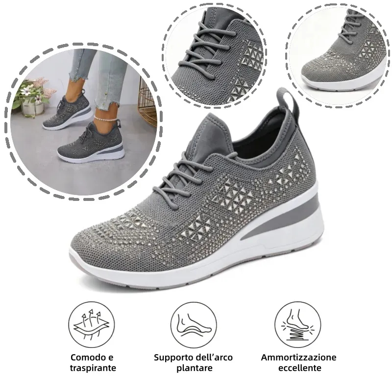 【⏰Ultimo giorno, 70% di sconto! Non perdete l'occasione!】Scarpe ortopediche ergonomiche con assorbimento degli urti, ✅️scarpe ortopediche salutari progettate specificamente per le donne europee.