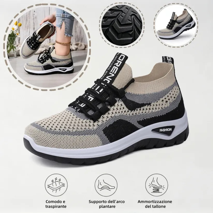 【⏰Ultimo giorno, 70% di sconto! Non perdete l'occasione!】Scarpe ortopediche ergonomiche con assorbimento degli urti, ✅️scarpe ortopediche salutari progettate specificamente per le donne europee.