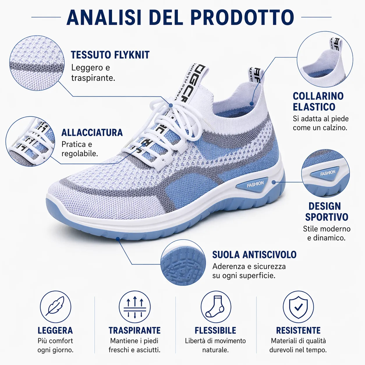 【⏰Ultimo giorno, 70% di sconto! Non perdete l'occasione!】Scarpe ortopediche ergonomiche con assorbimento degli urti, ✅️scarpe ortopediche salutari progettate specificamente per le donne europee.