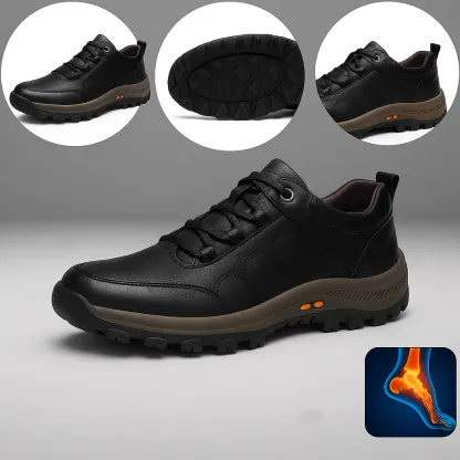 ⏰ Solo oggi: 70% di sconto – Non lasciartelo sfuggire! 🐂 Scarpe ortopediche da uomo di nuova generazione, realizzate in vera pelle australiana. 👞 Cucite a mano. Impermeabili e antiscivolo, ✅ Alleviano efficacemente il dolore ai piedi.