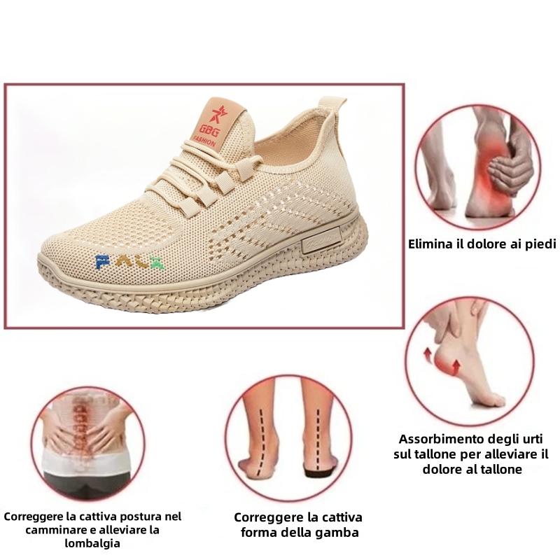 【⏰Oggi 50% di sconto - Non lasciartelo sfuggire】Scarpe ortopediche dal design ergonomico - rete traspirante + cucite a mano 👞