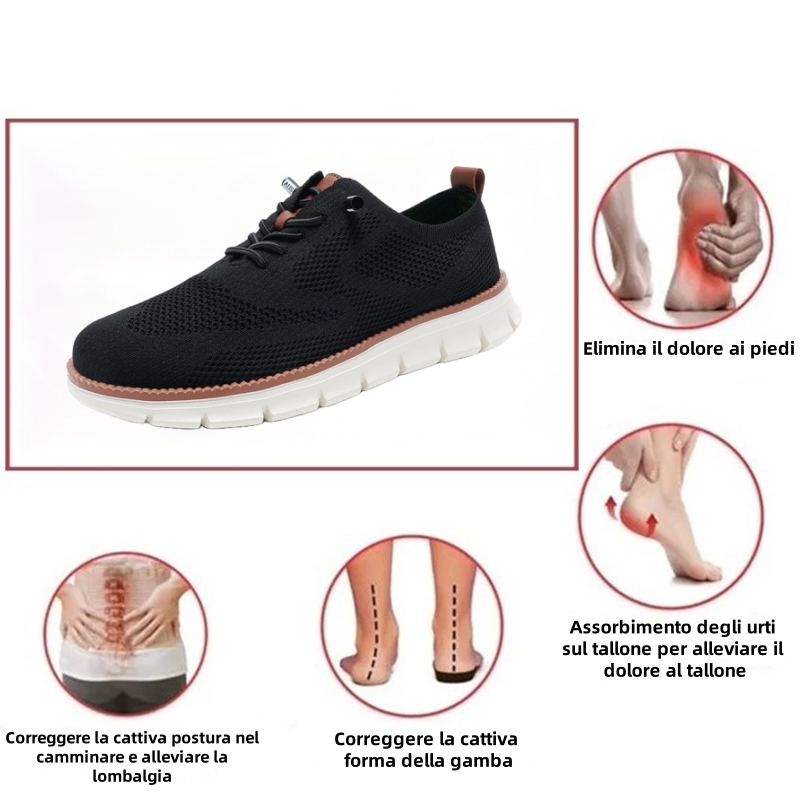 ⏰Sconto del 50% oggi, non lasciartelo sfuggire! Scarpe ortopediche ergonomiche, eleganti scarpe britanniche traspiranti + cucite a mano