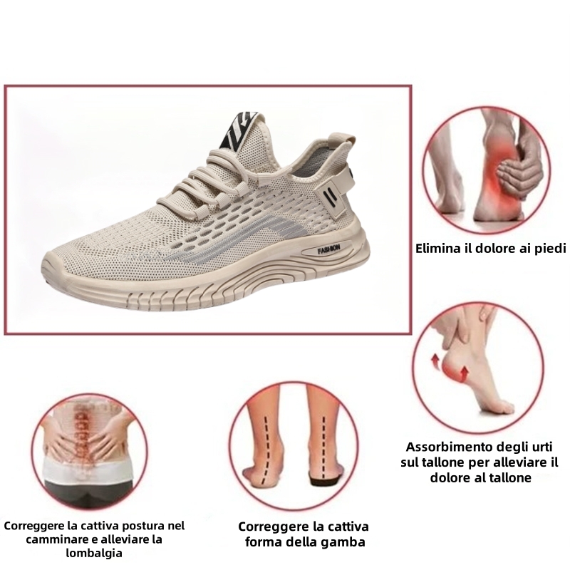 🔥 (Ultimo giorno) Sconto del 50% per un periodo limitato: non perdere questa opportunità ⏰ Scarpe ortopediche traspiranti da uomo 👞 - Comfort ineguagliabile - Cucite a mano