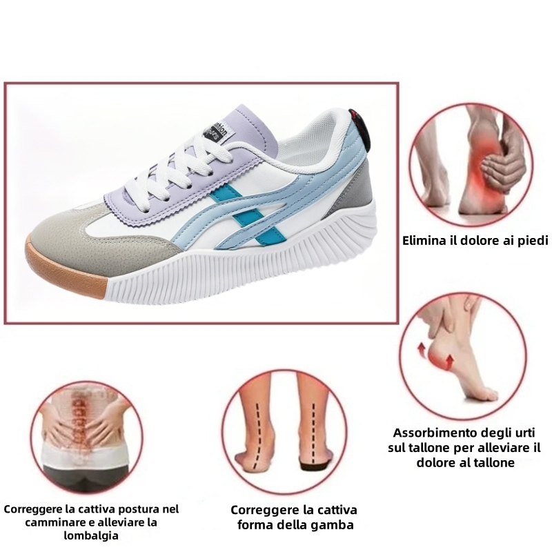 【⏰Sconto del 50% oggi - da non perdere】 Scarpe ortopediche dal design ergonomico - pelle di alta qualità + cuciture a mano 👞