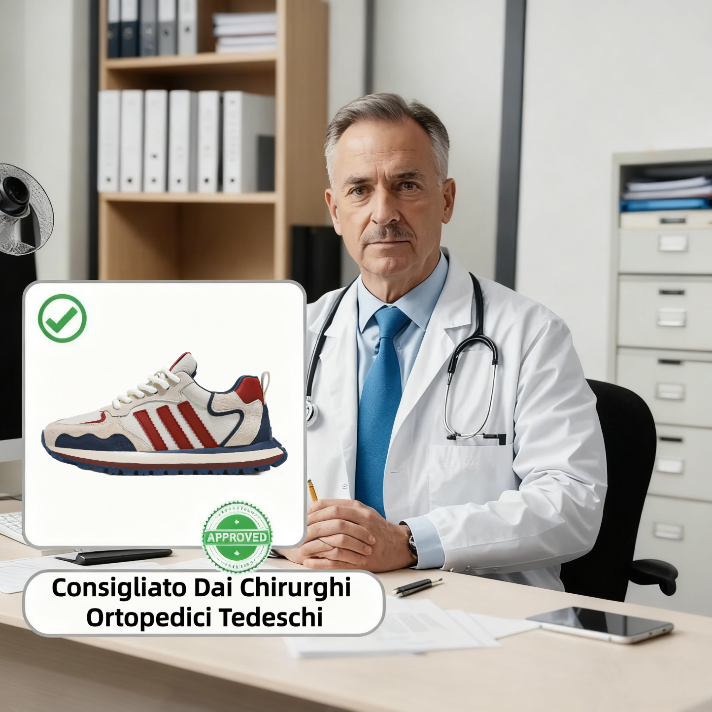 【⏰Sconto del 50% oggi - da non perdere】 Scarpe ortopediche dal design ergonomico - pelle di alta qualità + cuciture a mano 👞