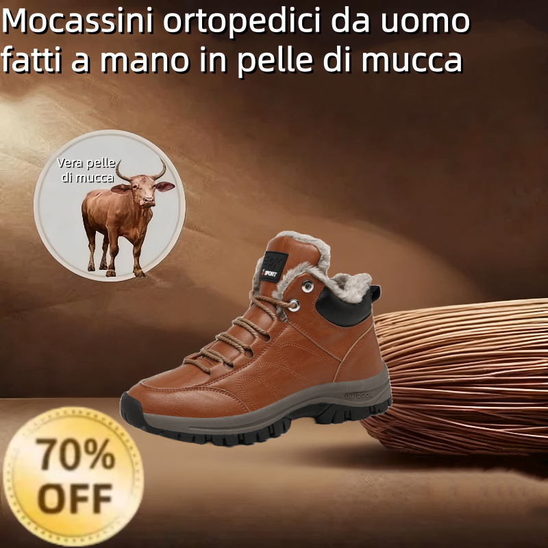 🔥 (Posledný deň) 50% zľava 🎁 Zimná teplá ortopedická obuv - Účinne z