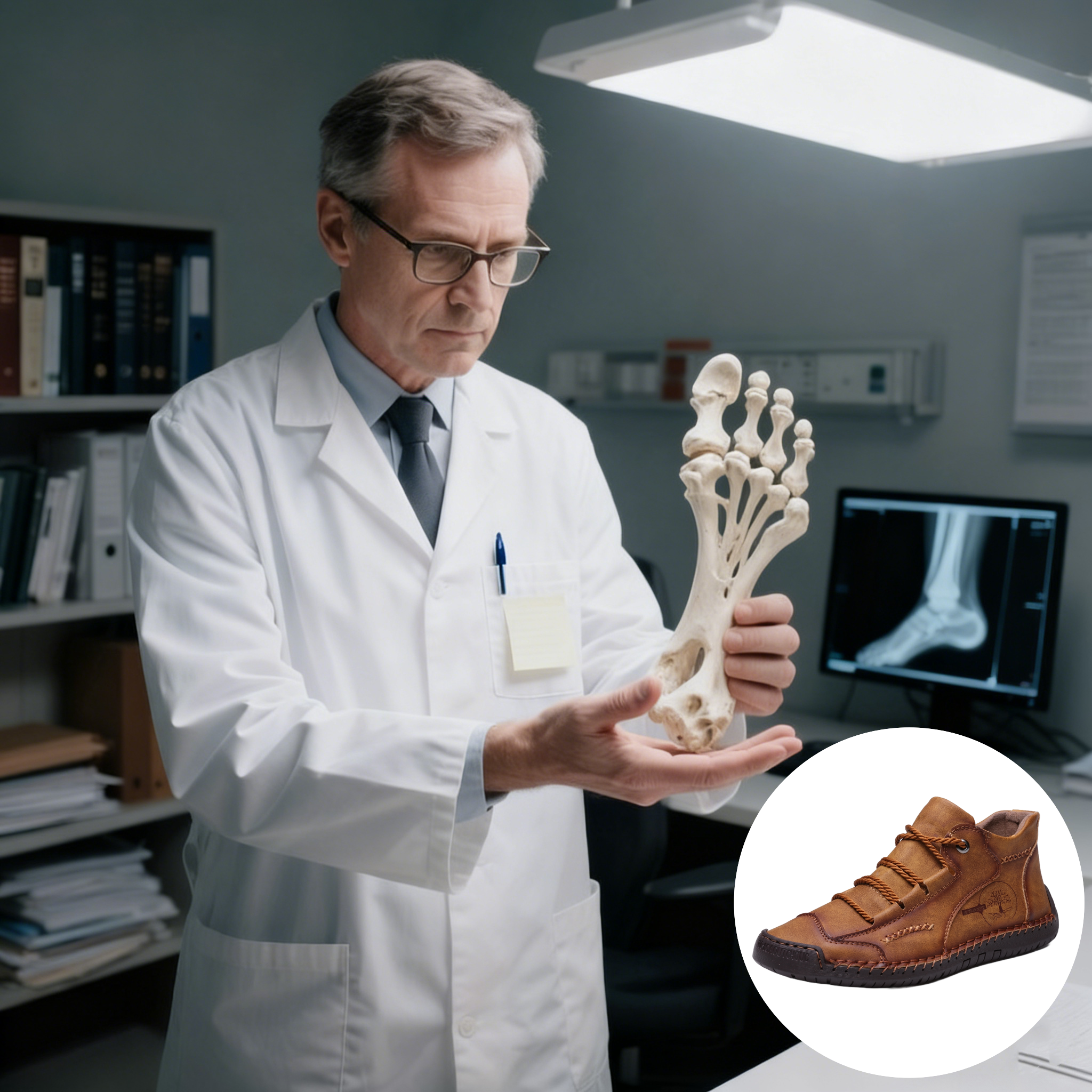 ⏰ Oggi sconto del 70% — Da non perdere!🐂 Nuove scarpe ortopediche da uomo in pelle bovina, impermeabili e antiscivolo,🦶 efficaci nell'alleviare il dolore ai piedi.