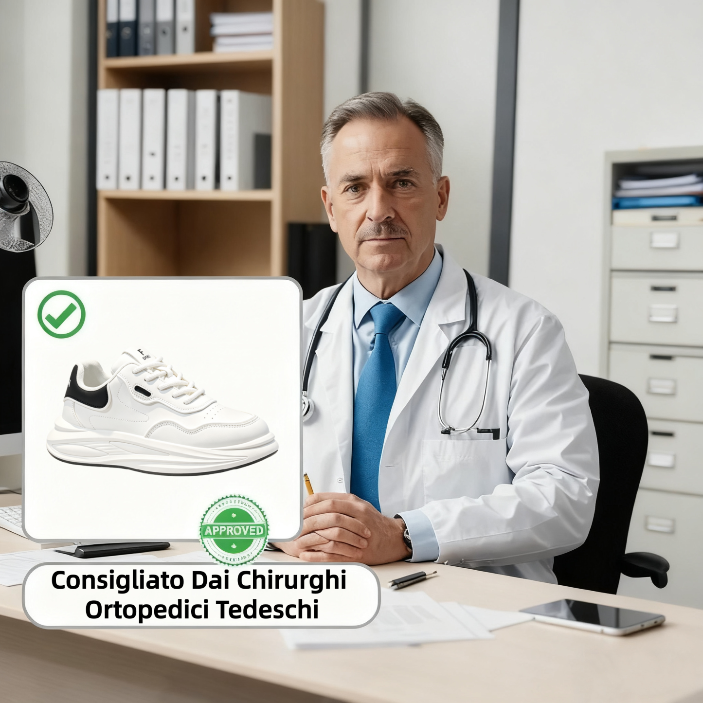 【⏰Ultimo giorno, 70% di sconto! Non perdete l'occasione!】Scarpe ortopediche ergonomiche con assorbimento degli urti, ✅️scarpe ortopediche salutari progettate specificamente per gli uomini europei.