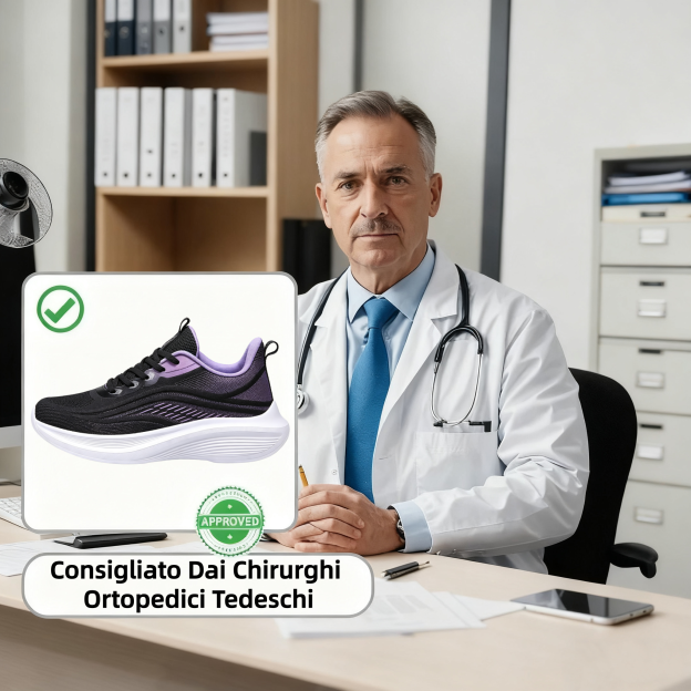 【⏰Ultimo giorno, 70% di sconto! Non perdete l'occasione!】Scarpe ortopediche ergonomiche con assorbimento degli urti, ✅️scarpe ortopediche salutari progettate specificamente per le donne europee.