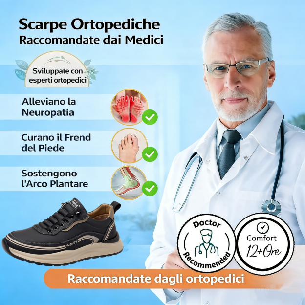 ⏰Ultimo giorno di offerta speciale: 70% di sconto oggi - non perdete l'occasione! Scarpe ortopediche ergonomiche, impermeabili e antiscivolo, realizzate a mano in pelle scamosciata naturale. 👞