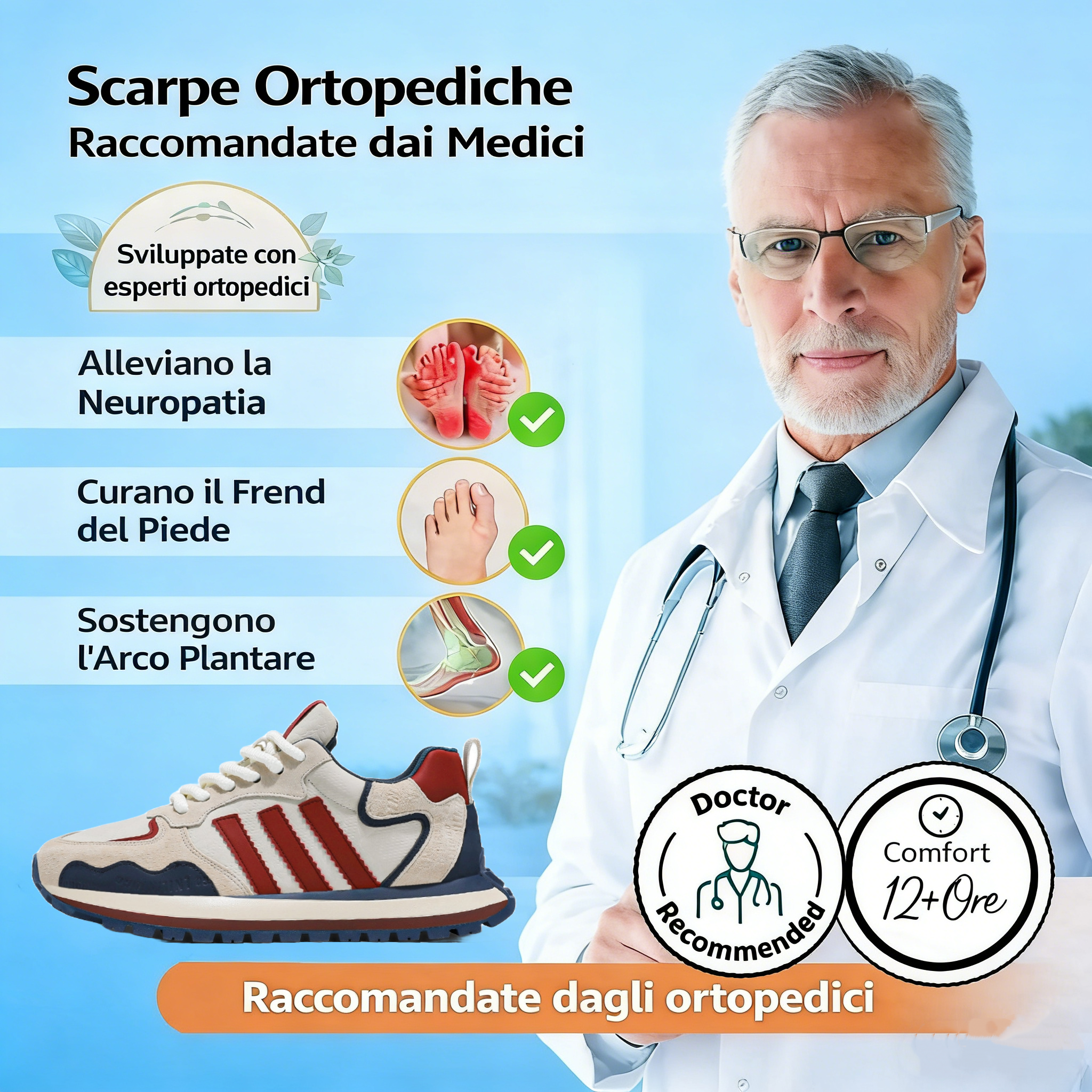 ❄️Saldi invernali: 70% di sconto – Non lasciartelo sfuggire! Scarpe ortopediche di alta qualità, dal design ergonomico, impermeabili e antiscivolo, realizzate a mano in pelle di prima qualità. 👞