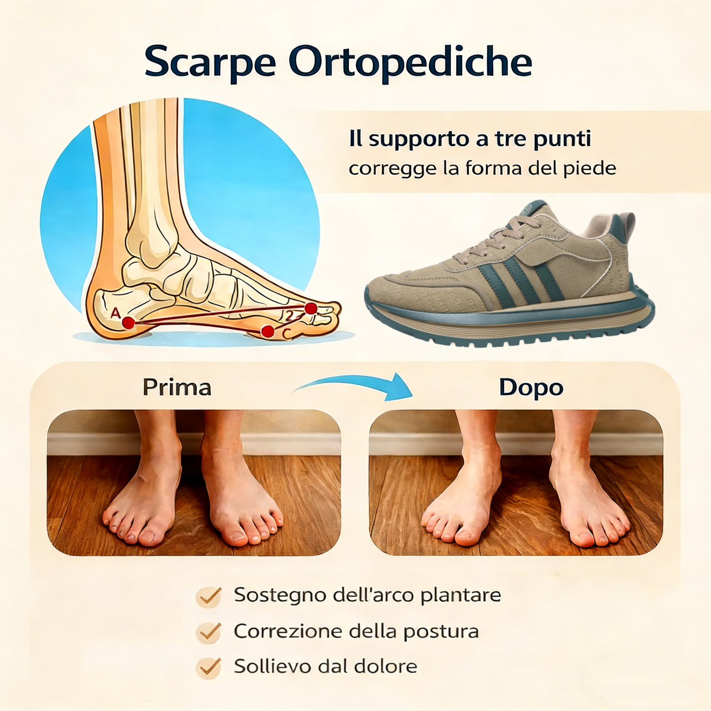 ⏰Offerta a tempo limitato oggi: 70% di sconto - non lasciartela sfuggire! Scarpe ortopediche di alta qualità, dal design ergonomico, impermeabili e antiscivolo, realizzate a mano in pelle pregiata. 👞