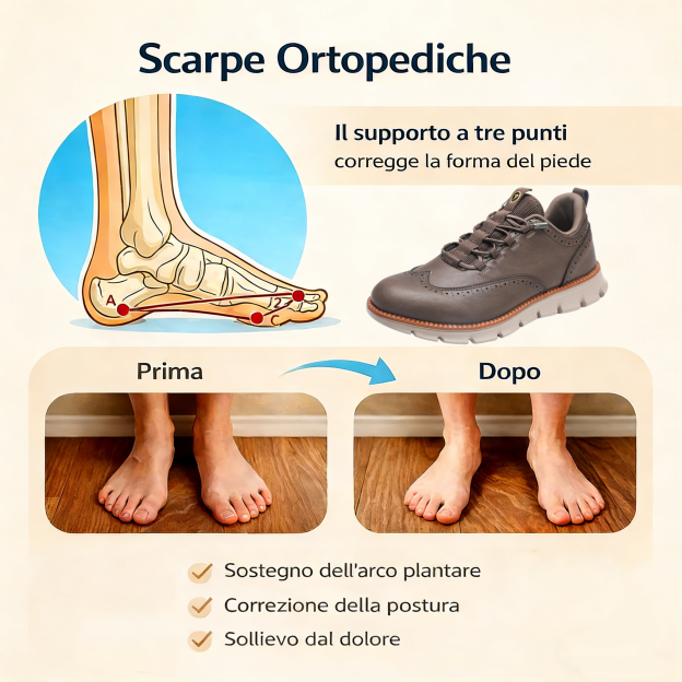 ⏰ Sconto del 70% oggi – Da non perdere! Scarpe ortopediche in pelle bovina dal design ergonomico, impermeabili e antiscivolo🦶efficaci nell'alleviare il dolore ai piedi✅️