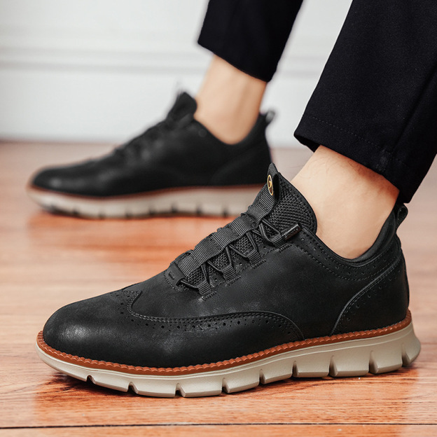 ⏰ Sconto del 70% oggi – Da non perdere! Scarpe ortopediche in pelle bovina dal design ergonomico, impermeabili e antiscivolo🦶efficaci nell'alleviare il dolore ai piedi✅️