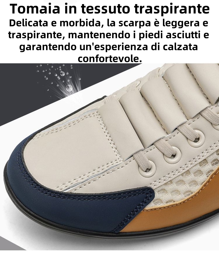 【⏰Sconto del 50% oggi - da non perdere】 Scarpe ortopediche dal design ergonomico - pelle di alta qualità + cuciture a mano 👞