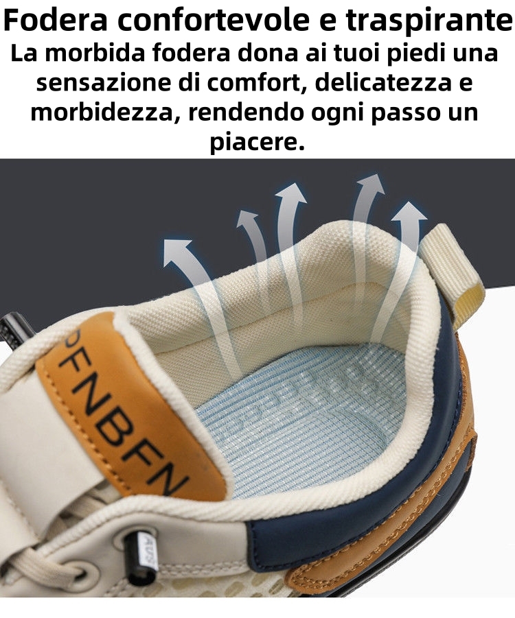 【⏰Sconto del 50% oggi - da non perdere】 Scarpe ortopediche dal design ergonomico - pelle di alta qualità + cuciture a mano 👞