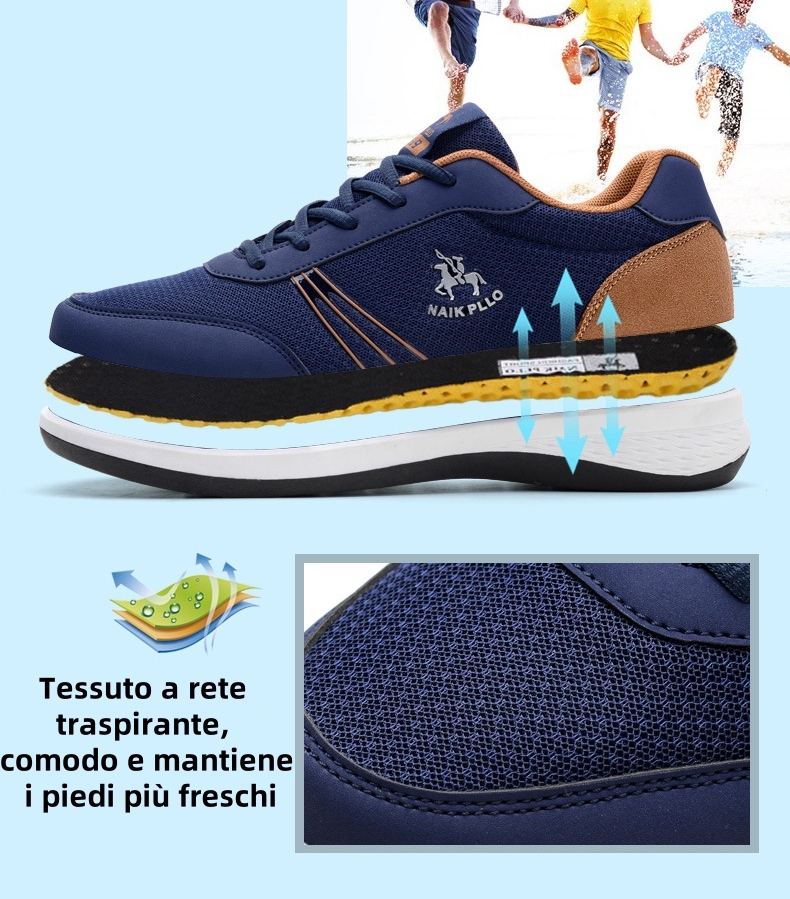 ⏰Sconto del 50% oggi, non lasciartelo sfuggire! Scarpe ortopediche ergonomiche, traspiranti e cucite a mano